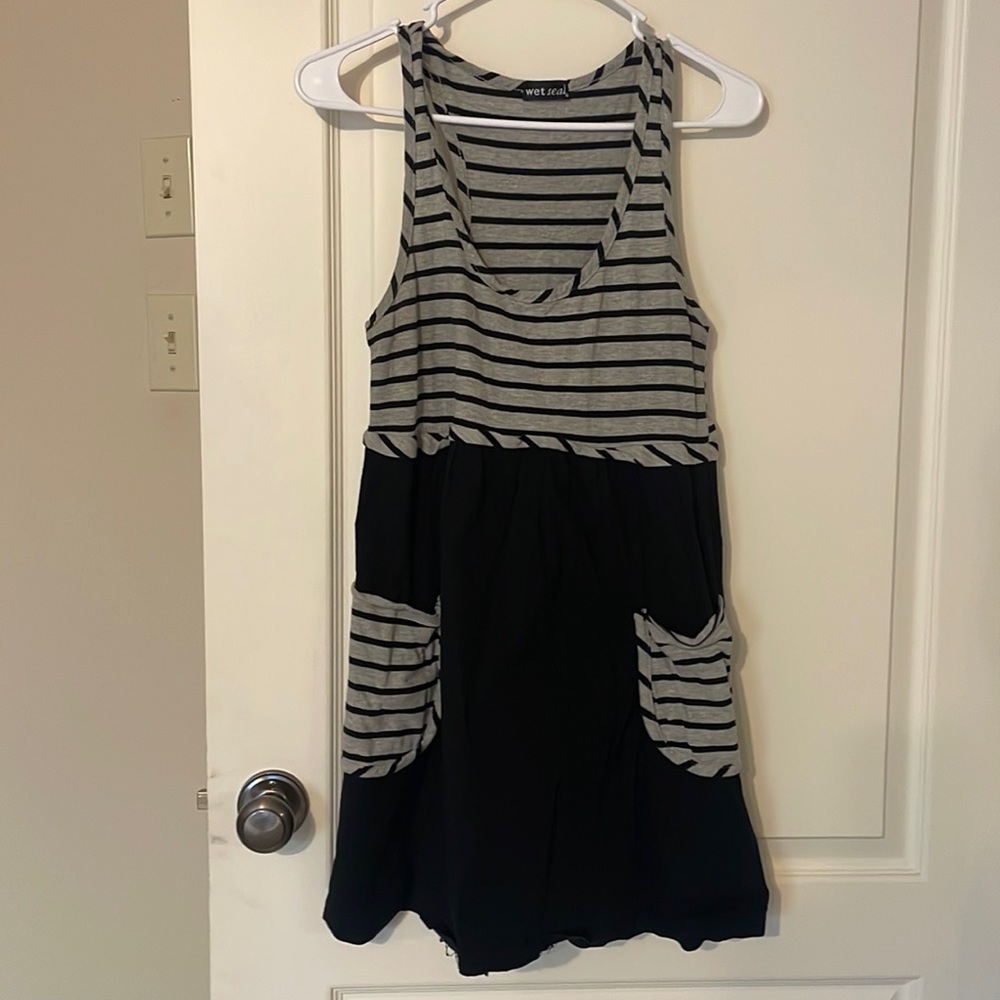 Striped Babydoll Dress